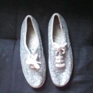 Keds Gray Patterned Women's Sneakers Keds Guc